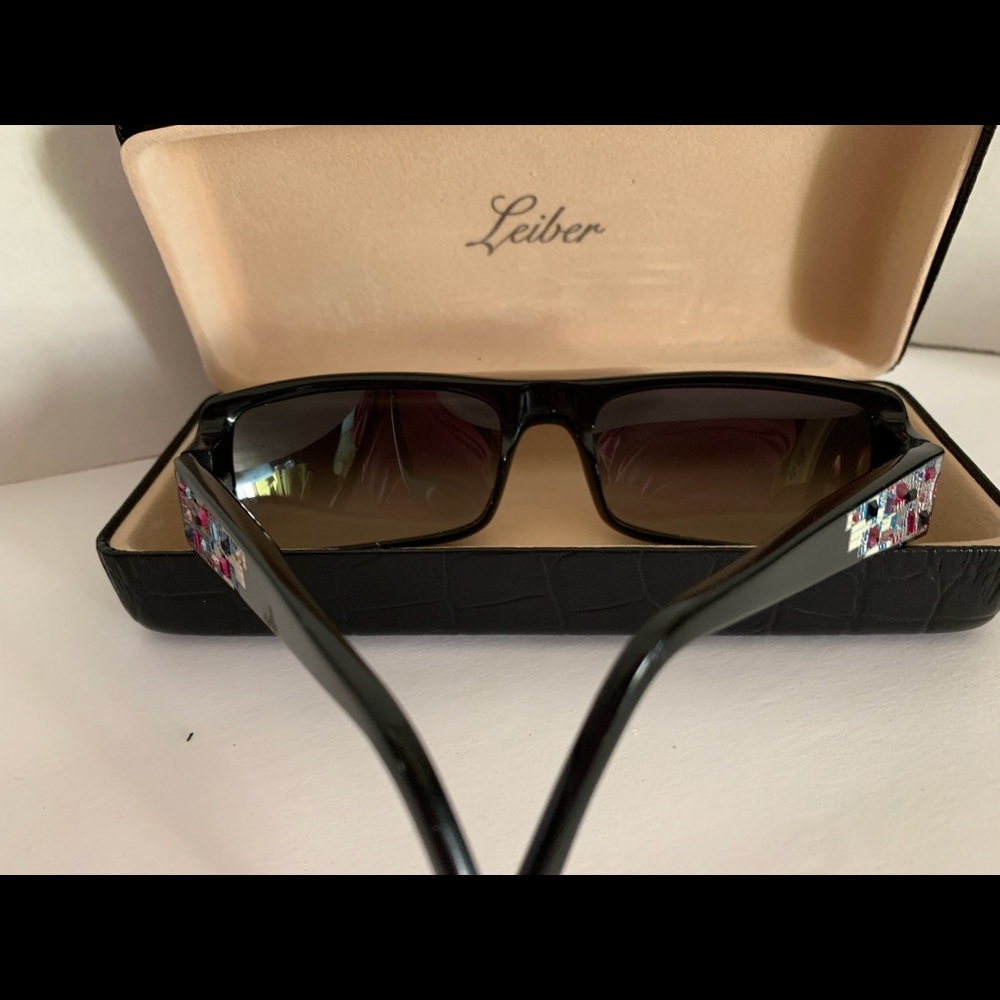 Judith Lieberman swarsoki crystal black sunglasses - Picture 4 of 4